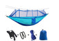 Outdoor Parachute Cloth Hammock Couble with Mosquito Net Light Portable Army Green Insect-proof Camping Aerial Tent