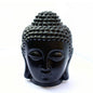 Buddha Head Aromatic Oil Burner Ceramic Aromatherapy Lamp Candle Aroma Furnace Oil Lamp Essential Home Deco Incense Burner